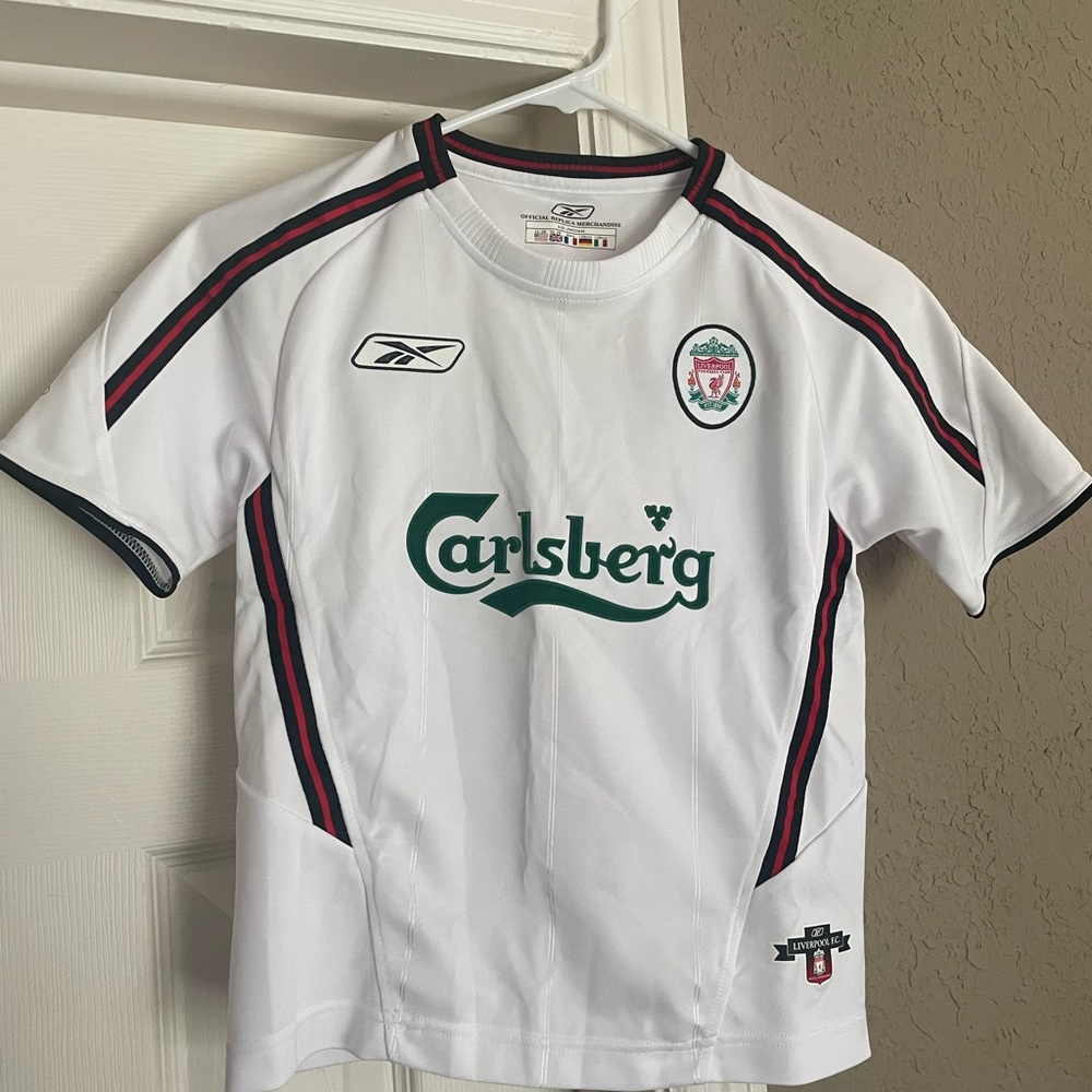 Liverpool 2004/5 Kids Home Jersey/Kit VNDS worn once